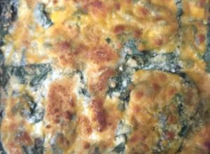 Una foto de Pastel de Plátanos Maduros(plátano macho) Gratinados y con Espinaca