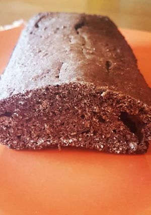Una foto de Budín de banana y chocolate