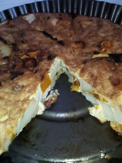 Una foto de Tortilla de papas y zapallo