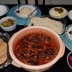 A picture of Ox tail Tajine.