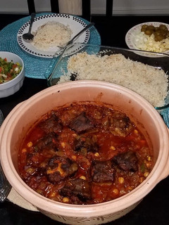 A picture of Ox tail Tajine.
