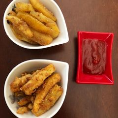 A picture of Nutty Goujons.