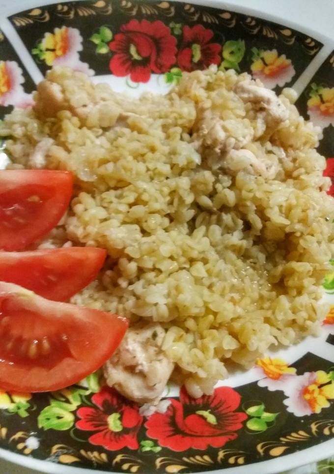 Булгур с курицей