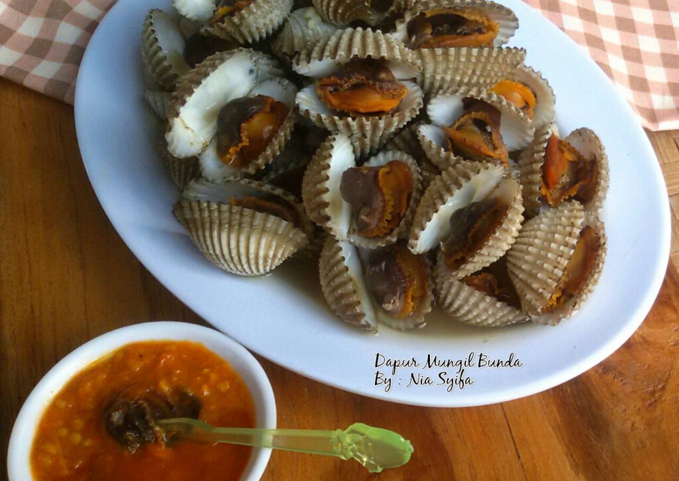 Kerang Rebus Bumbu Kunci
