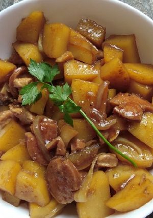 Foto resep Bistik kentang sosis