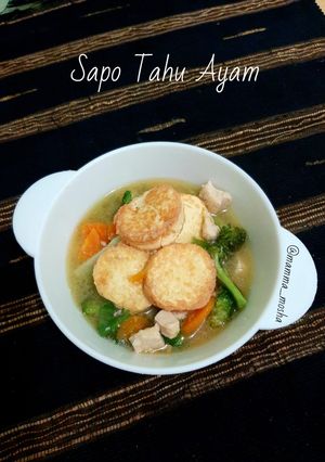 Foto resep Sapo Tahu Ayam mpasi 1y+