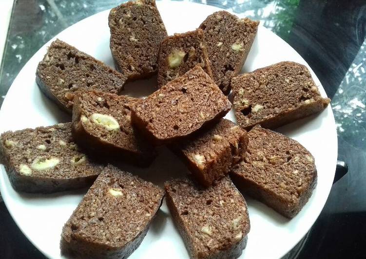 Brownies choco banana cake