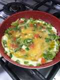 Huevo revuelto con Nopales al estilo Sonorense