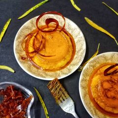 A picture of Eggless Creme Caramel Pudding.