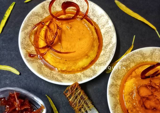 Eggless Creme Caramel Pudding