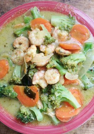 Foto resep Brokoli udang kuning