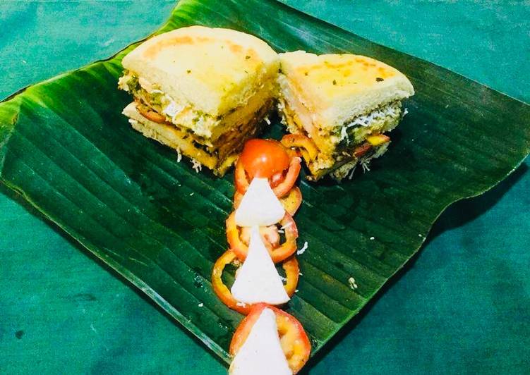 Easiest Way to Make Super Quick Homemade Kulcha Sandwich