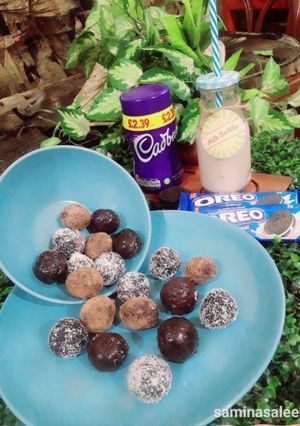 A picture of Pakistan ki Mithas..No bake Oreo balls.