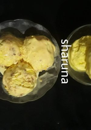 A picture of Butterscotch crunchy Icecream.