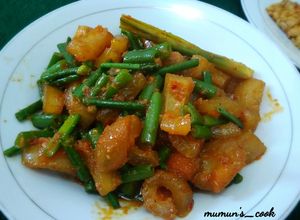 Foto resep Kikil bunga prei pedas manis