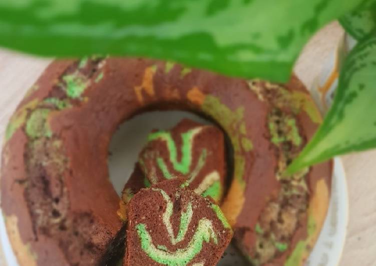 Cara Gampang Membuat Marmer Cake Putih Telur Mocca Choco Pandan No Sp Yang Lezat Sekali Resep Kue Com