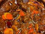 Beef stew in a Dutch Oven