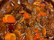 A picture of dutch oven beef stew