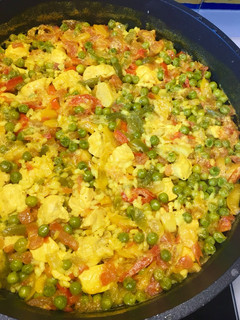 Una foto de Arroz con pollo