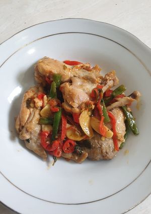 Foto resep Ayam Buncis Pedas byTia