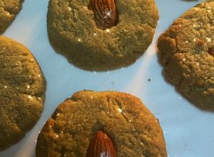 รูปของ Soft matcha green tea cookies.(keto)🍵🍪คุกกี้ชาเขียววว~