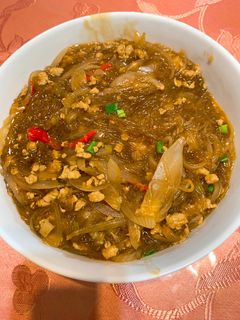 咖哩肉末粉絲煲 的食譜成品照片