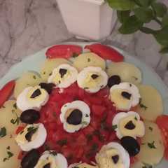 البطاطا سلاطة 🥔🍅🌶🥚-レシピのメイン写真