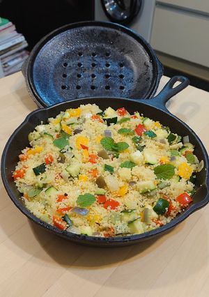 這兩天股票都賠錢有夠靠北非小米(couscous) 的食譜成品照片