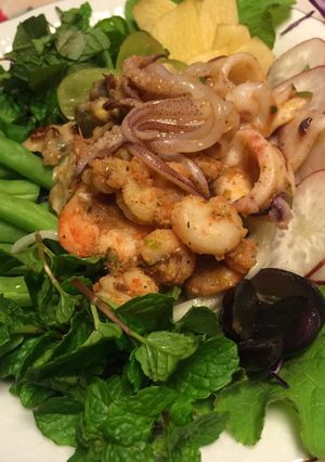 Hình của món Salad đại dương.