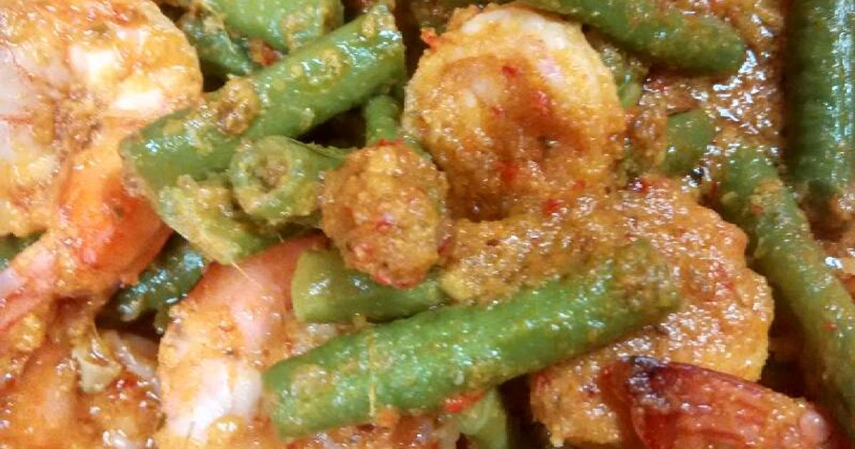 Resep Tumis udang kacang panjang bumbu kuning oleh Resep Tumis udang kacang panjang bumbu kuning oleh