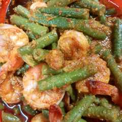 รูปของ Tumis udang kacang panjang bumbu kuning