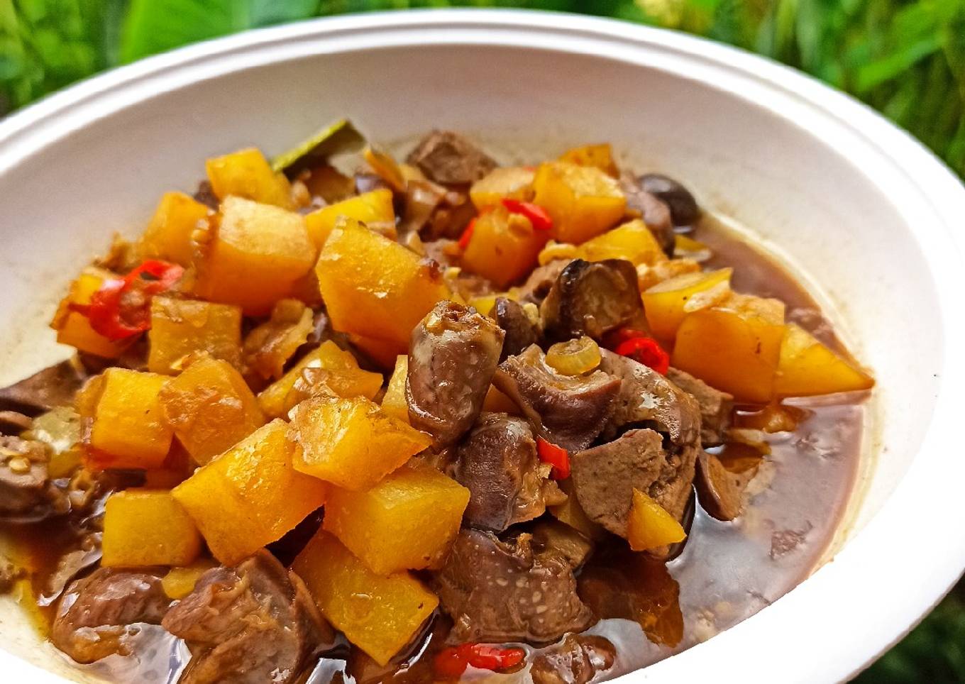 Semur Kentang Ati