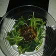 rujak kangkung ( kangkung saus rujak)