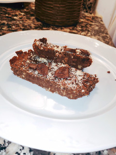 Una foto de Brownie de avena y alubias blancas
