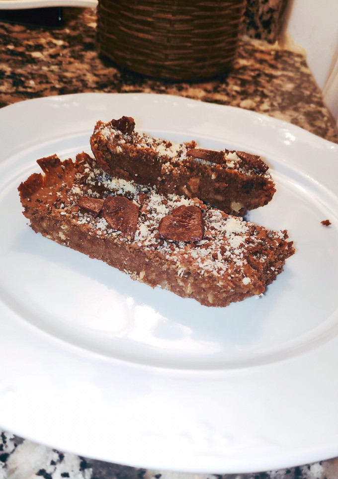 Una foto de Brownie de avena y alubias blancas