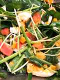 Simple spinach salad