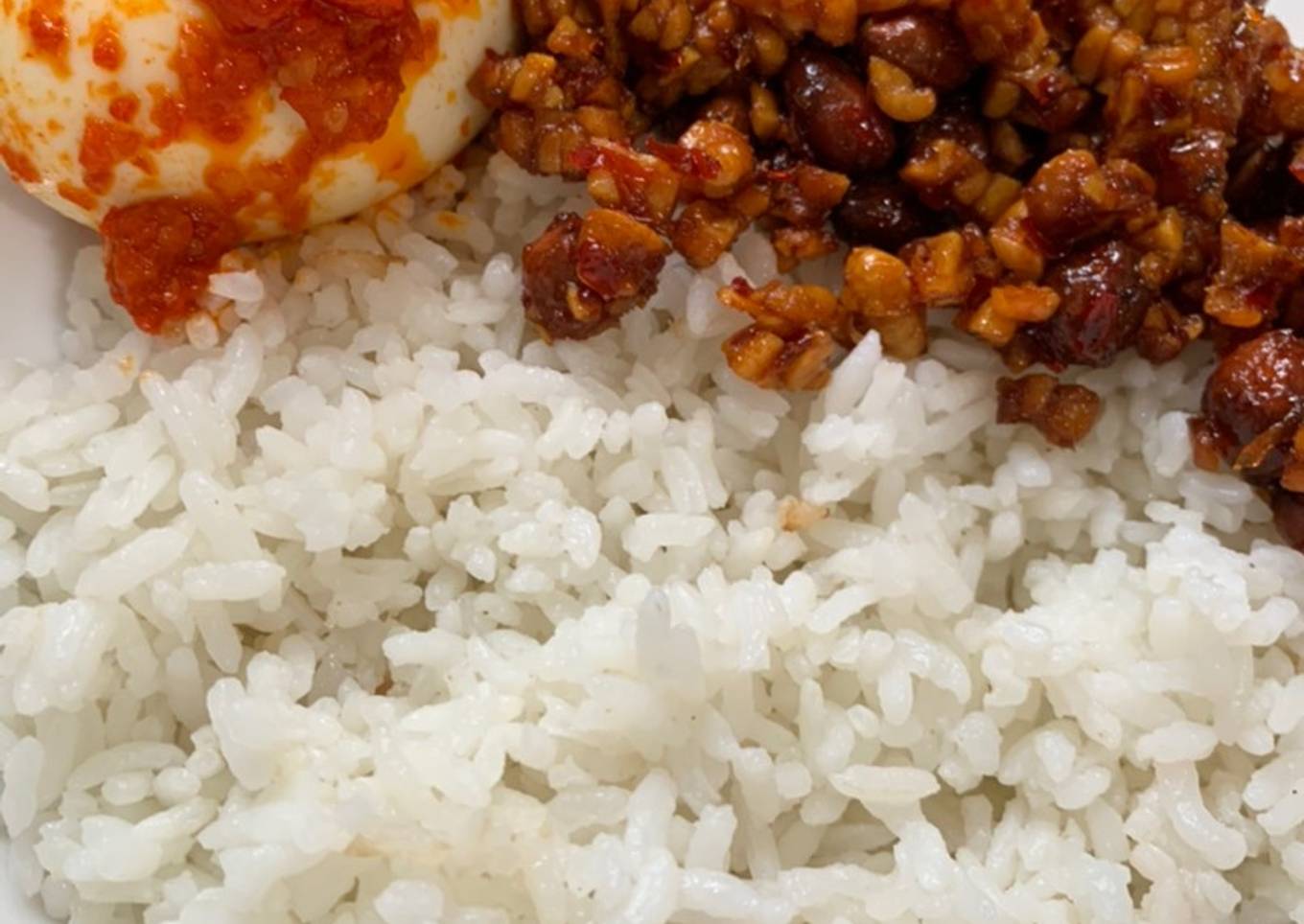 Nasi uduk rice cooker