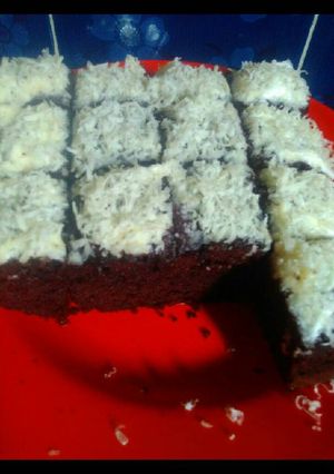 Foto resep Bolu kukus coklat topping keju