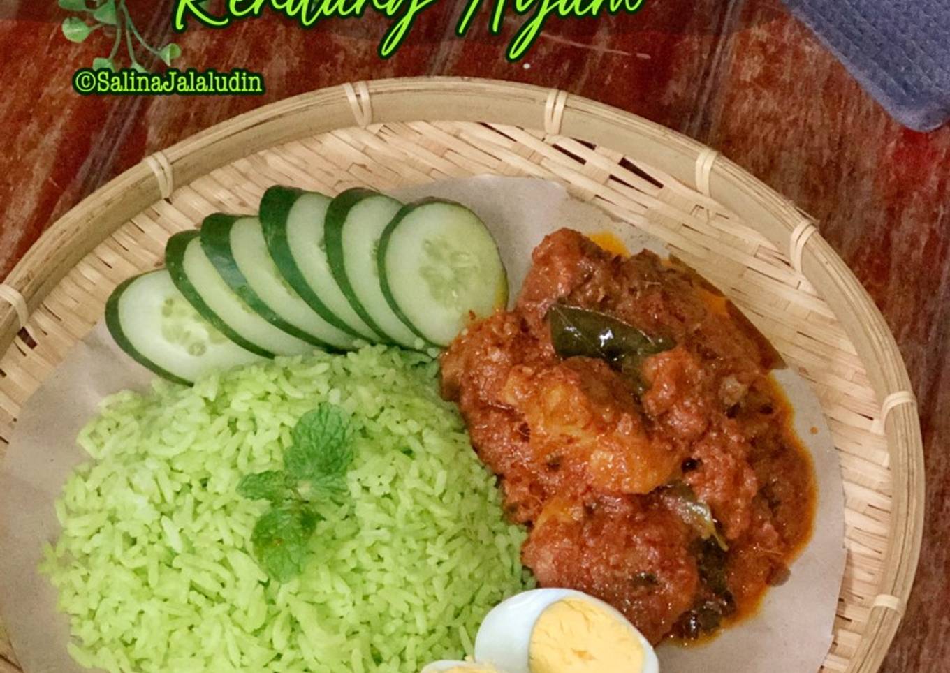 Resepi Nasi Lemak Pandan Rendang Ayam Yang Lazat Dan Mudah Resepi Kak Ross