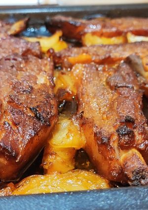 Oldalas recept fotója