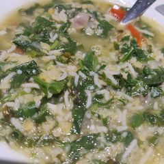 A picture of Spinach Kitchari.