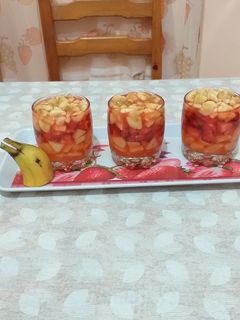 صورة لوصفة سلطة فواكه 🍋🍎🍏🍌🍓