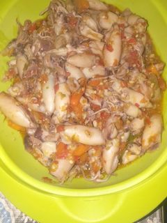 Foto resep Oseng mercon cumi asin