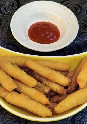 A picture of Homemade Kurkure.