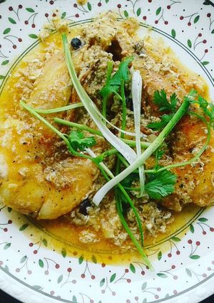 Hình của món Tôm rang me.