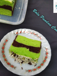 Foto resep Bolu Pandan Coklat