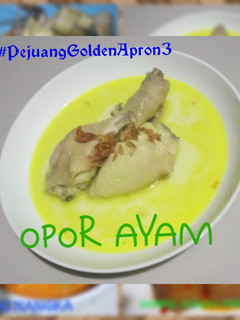 Foto resep OPOR AYAM BUMBU KUNING (PAKAI FIBER CREME)
