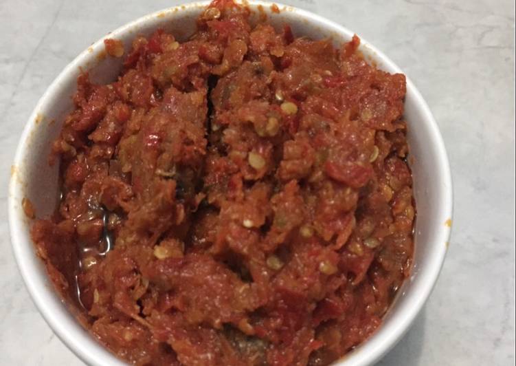 Sambal pedas manis 😊