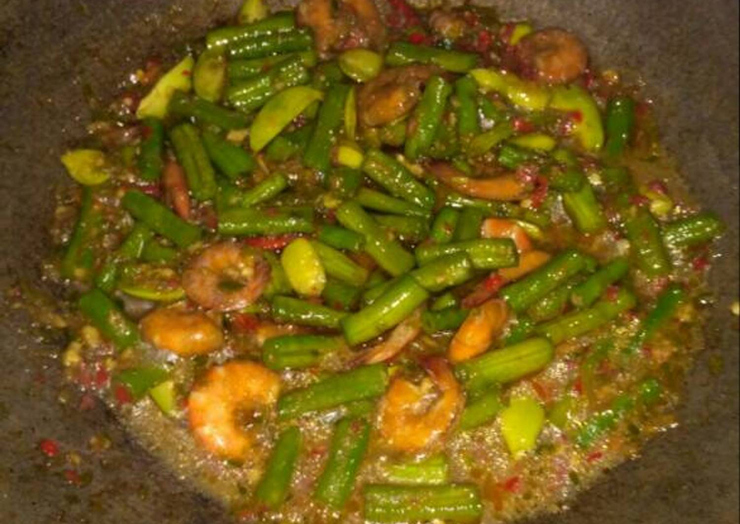 Resep Kacang Panjang Tumis petai & Udang oleh Helviana Resep Kacang Panjang Tumis petai & Udang oleh Helviana