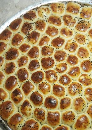 صورة لوصفة خلية النحل بالجبنة البيضا